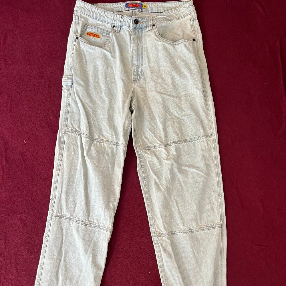 EMPYRE DOUBLE KNEE JEANS SIZE 32